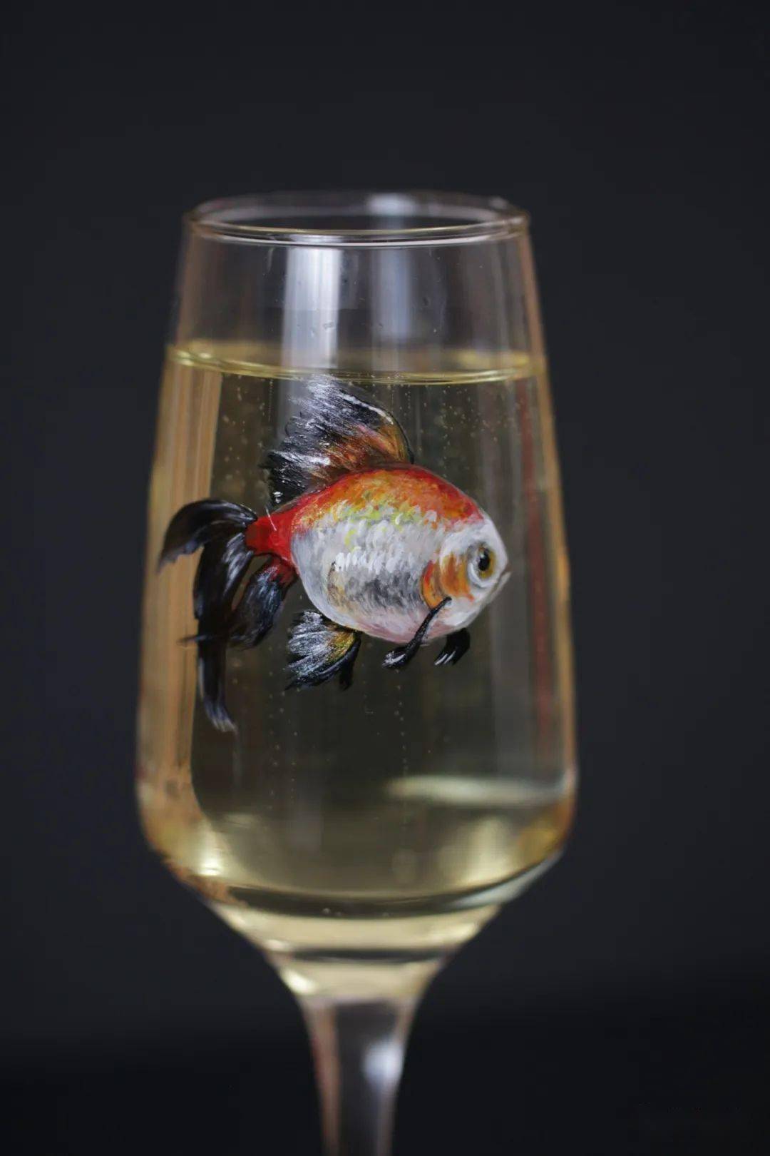 杯中鱼影