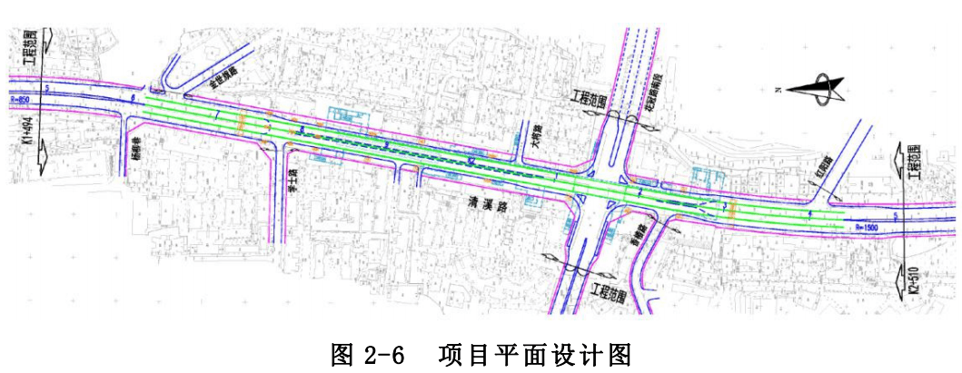 道路起点 接贵筑路与甲秀南路交叉口,终点接花冠路与花桐路交叉口.