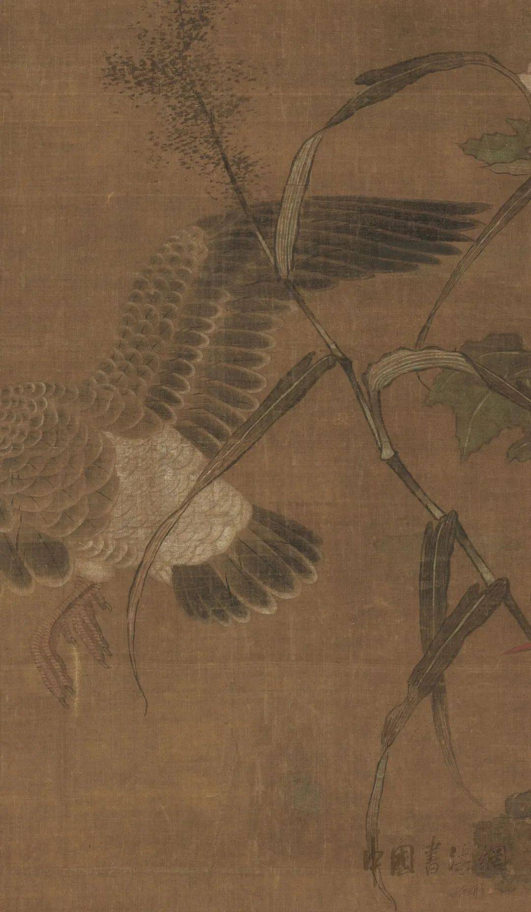 赏画 | 崔白《秋蒲蓉宾图》