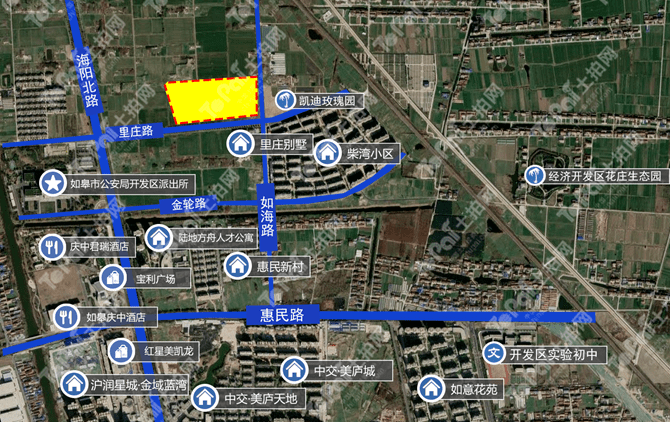 土拍前夜南通如皋城北103畝優質商住用地明日開拍起拍樓面價3949元㎡