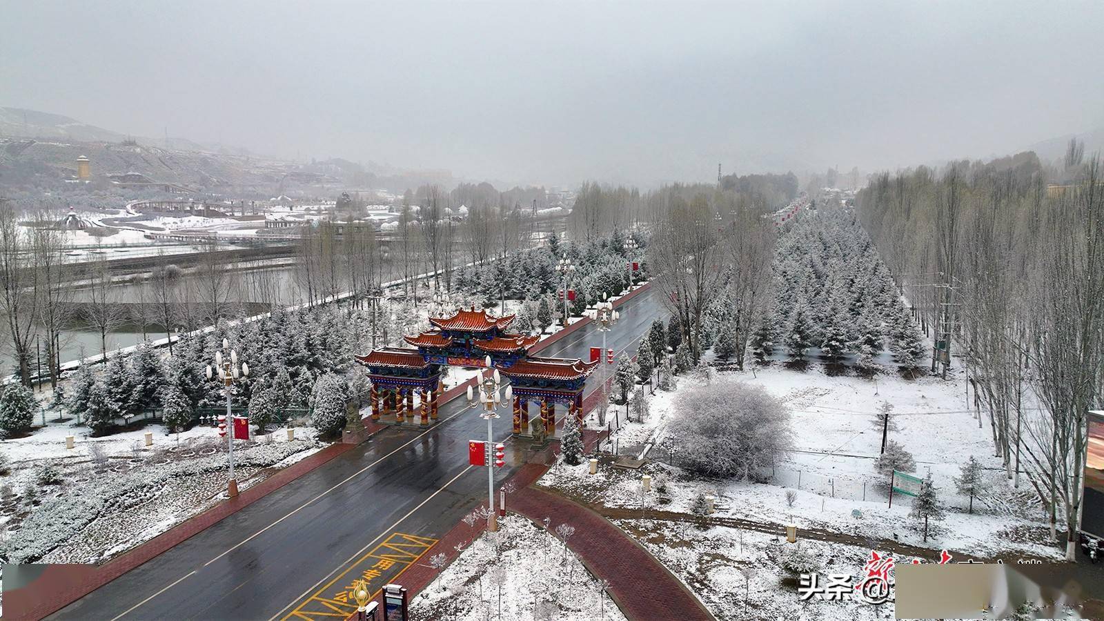 肃南县又双叒叕下雪了