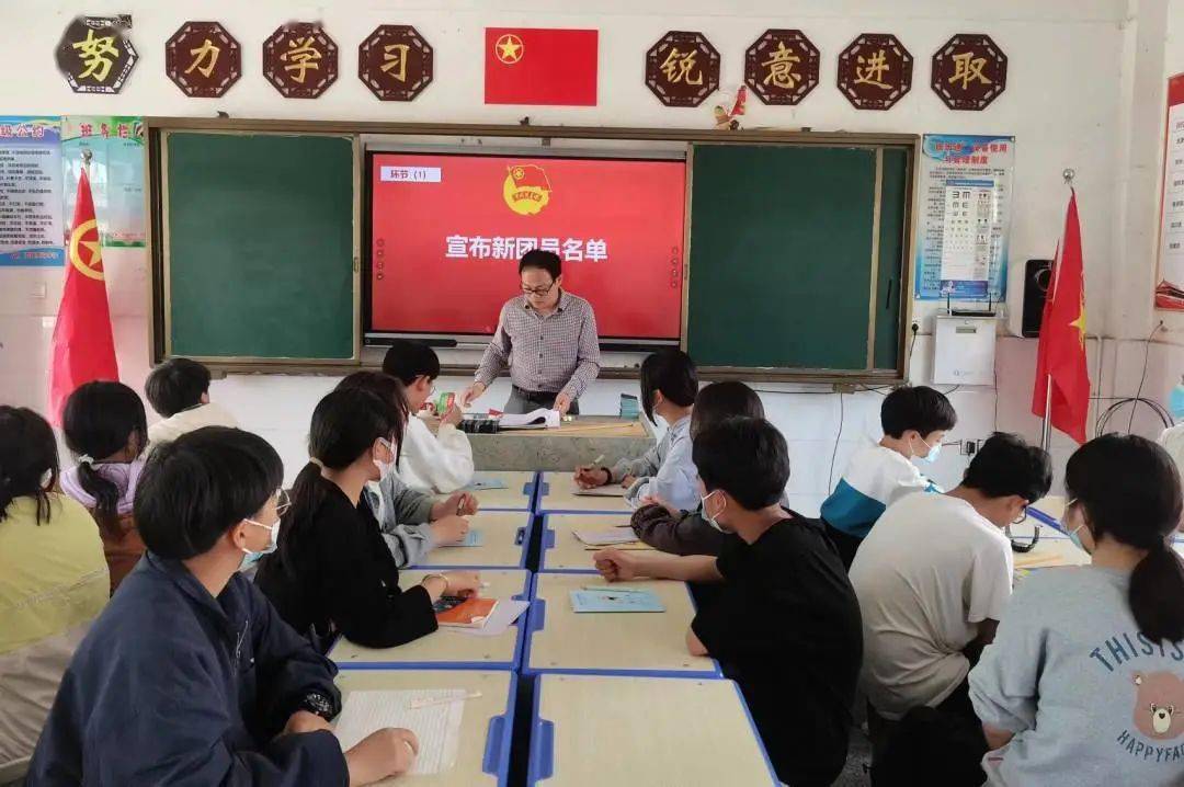 喜迎二十大永远跟党走奋进新征程泗县各中学团组织五四特别主题团日