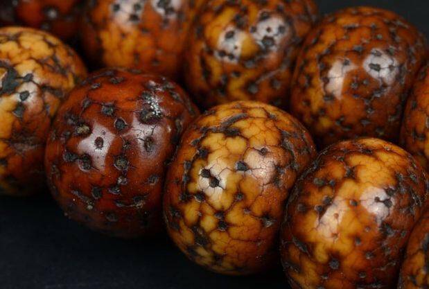 文玩开片,太美了!_星月_琉璃_象牙