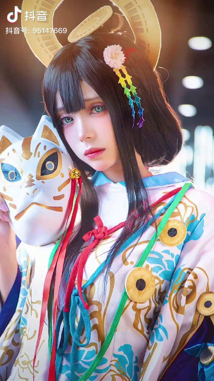 是面面阴阳师面灵气cosplay