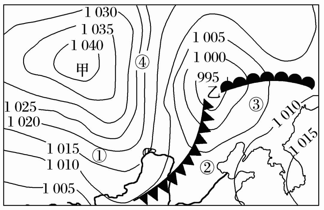 高考地理等值线图分析型选择题专项训练_降水量_周河_区域
