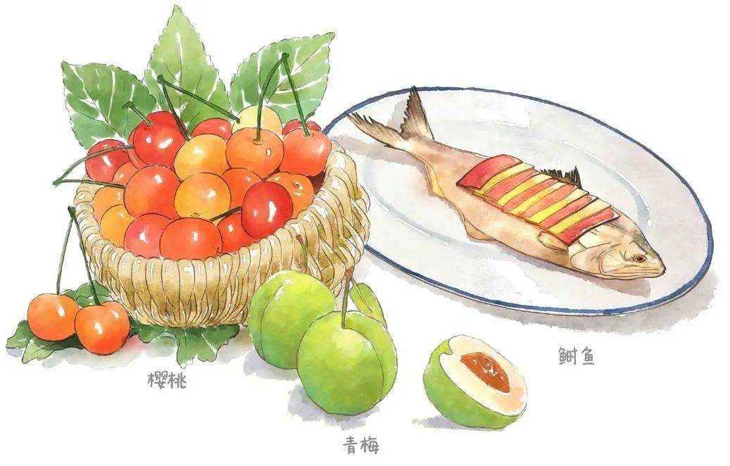 我国不同地区的"尝新"都大同小异,一般来说都是品尝"立夏"的时令蔬菜