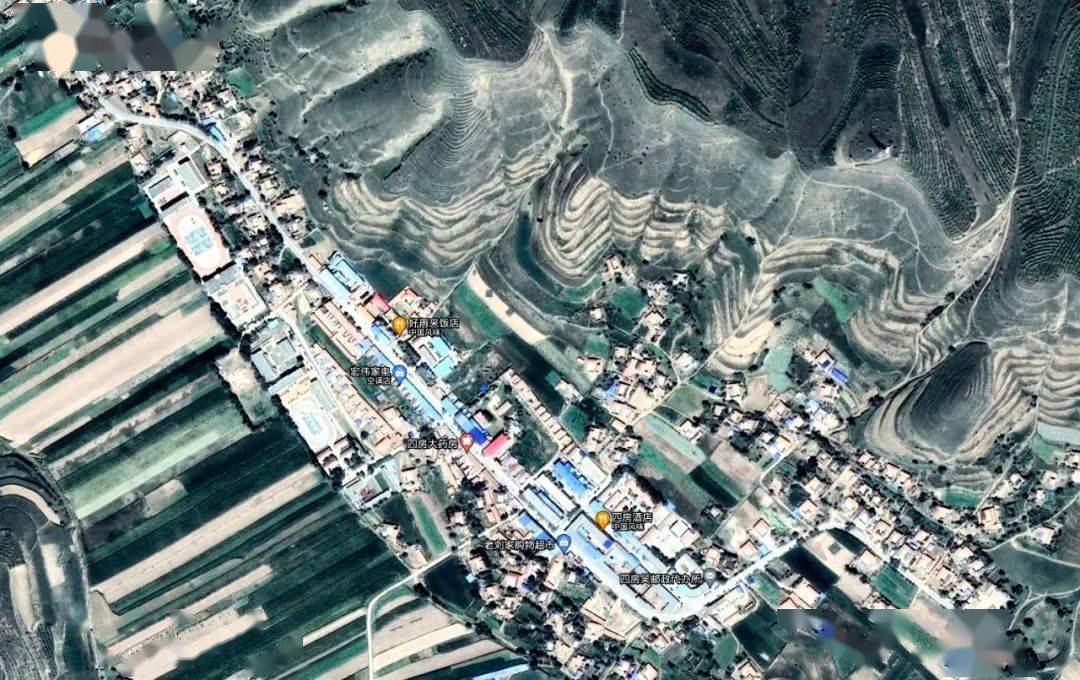 会宁28个乡镇卫星图首次曝光