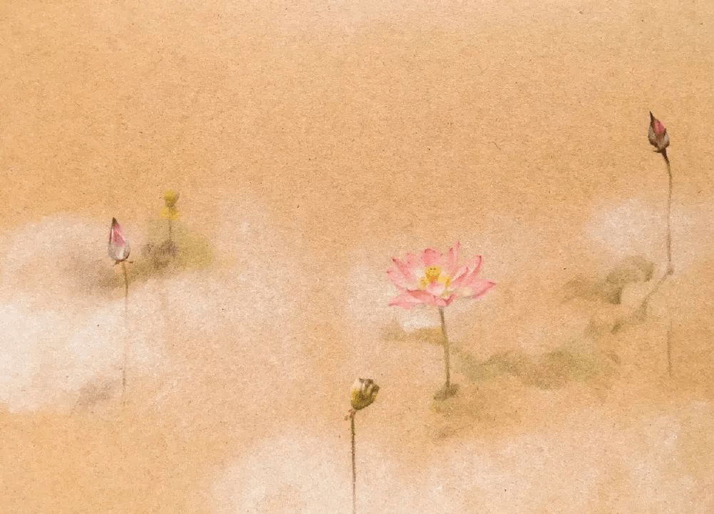 彩铅也能画出中国风,太仙了!_国画_作品_色彩