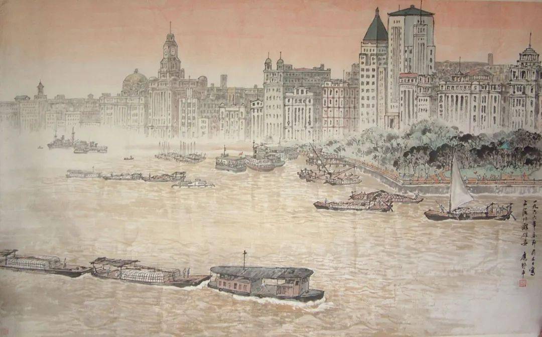 5×191cm纸本设色黄浦江畔张雪父1965年115×68cm纸本设色返回搜狐
