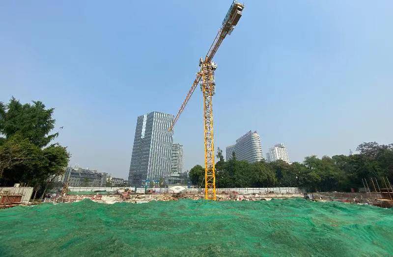 文化公園公共地下停車場主體結構完工與地鐵青羊宮站無縫接駁