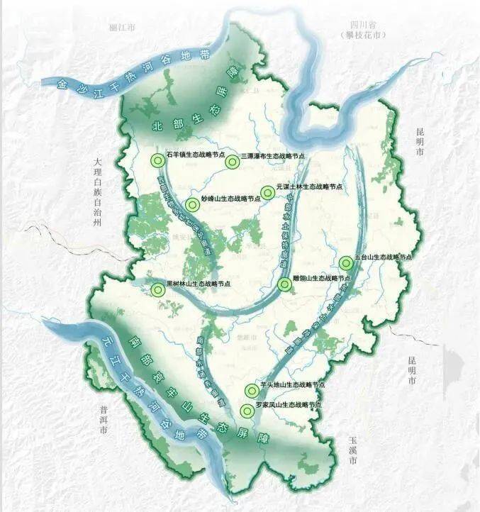 2022年楚雄城区规划图图片