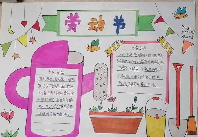 一是製作手抄報,蒐集中國各年代的勞動模範,勞動楷模資料,學習他們的