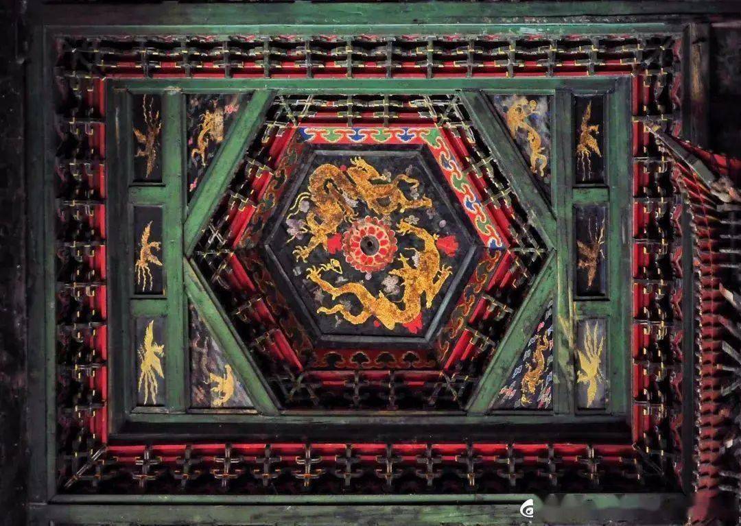 中国古建筑藻井