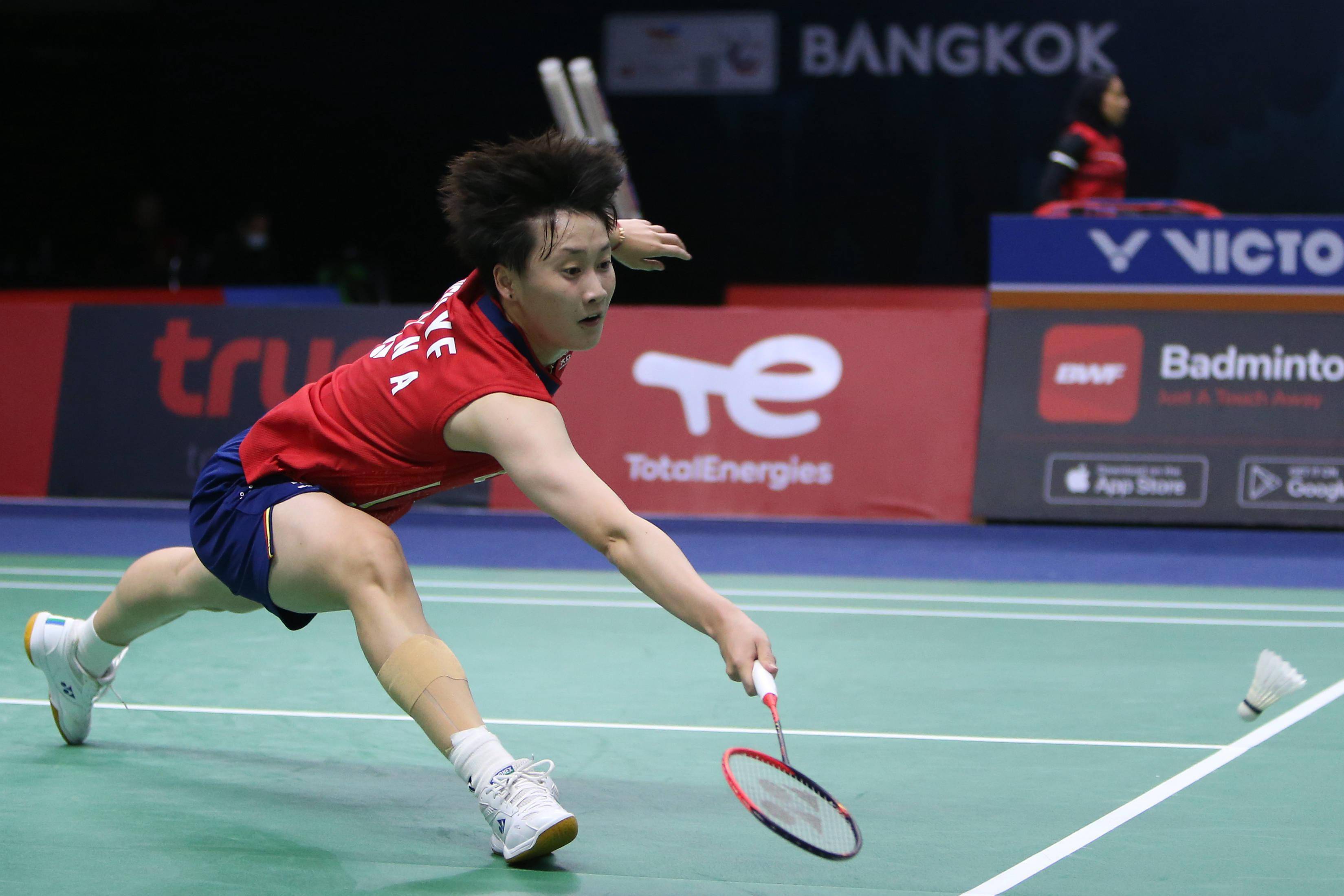 羽毛球尤伯杯小组赛中国队对阵中国台北队