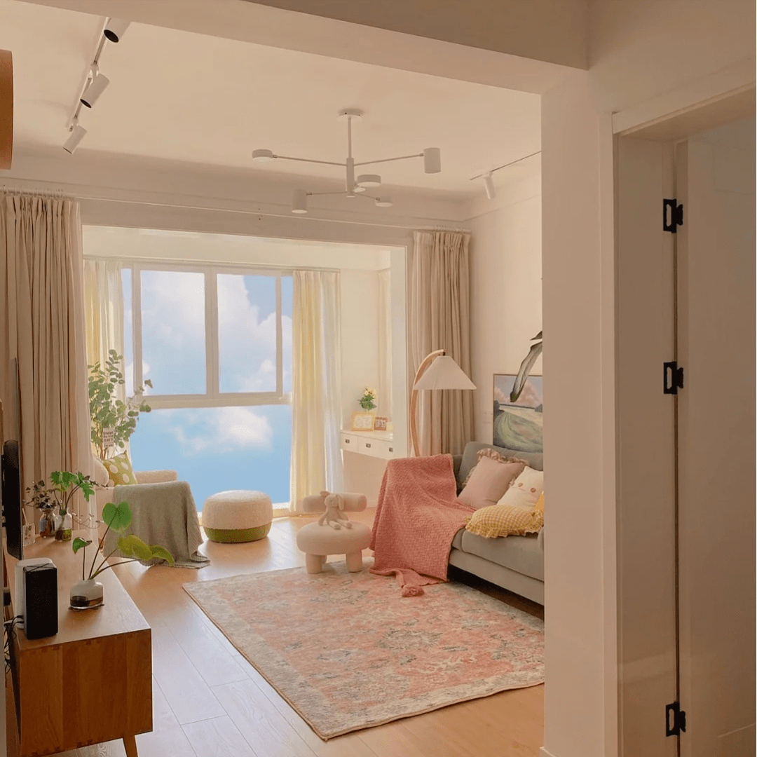 59㎡小户型单身公寓,清新原木风格,满满治愈幸福感!_生活_主人公_装修