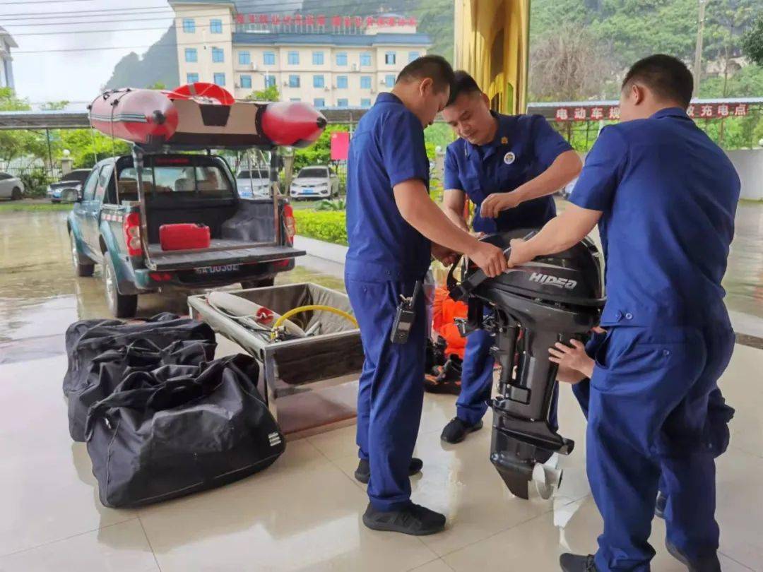 廣西發佈暴雨防禦警報汛期備戰南寧消防準備好了