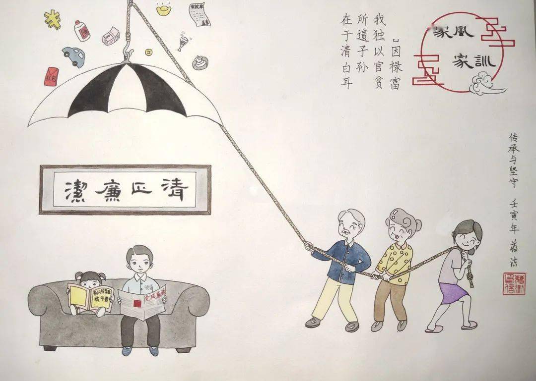 【投票第二天】"海棠家"家风教训漫画佳作,快来选你所爱!