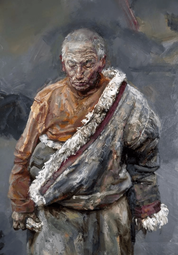 中国美术学院教授 章仁缘_cm_油画_麻布