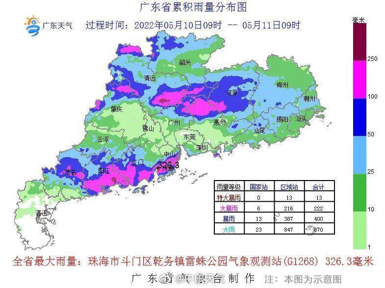 广州实时降雨图图片