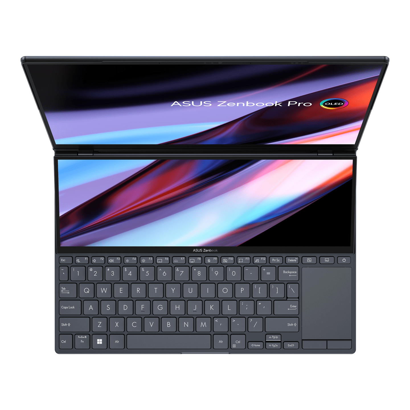 华硕新款灵耀 X 双屏 Pro 官方图赏:采用IceCool Plus散热技术_笔记本_Zenbook_Duo