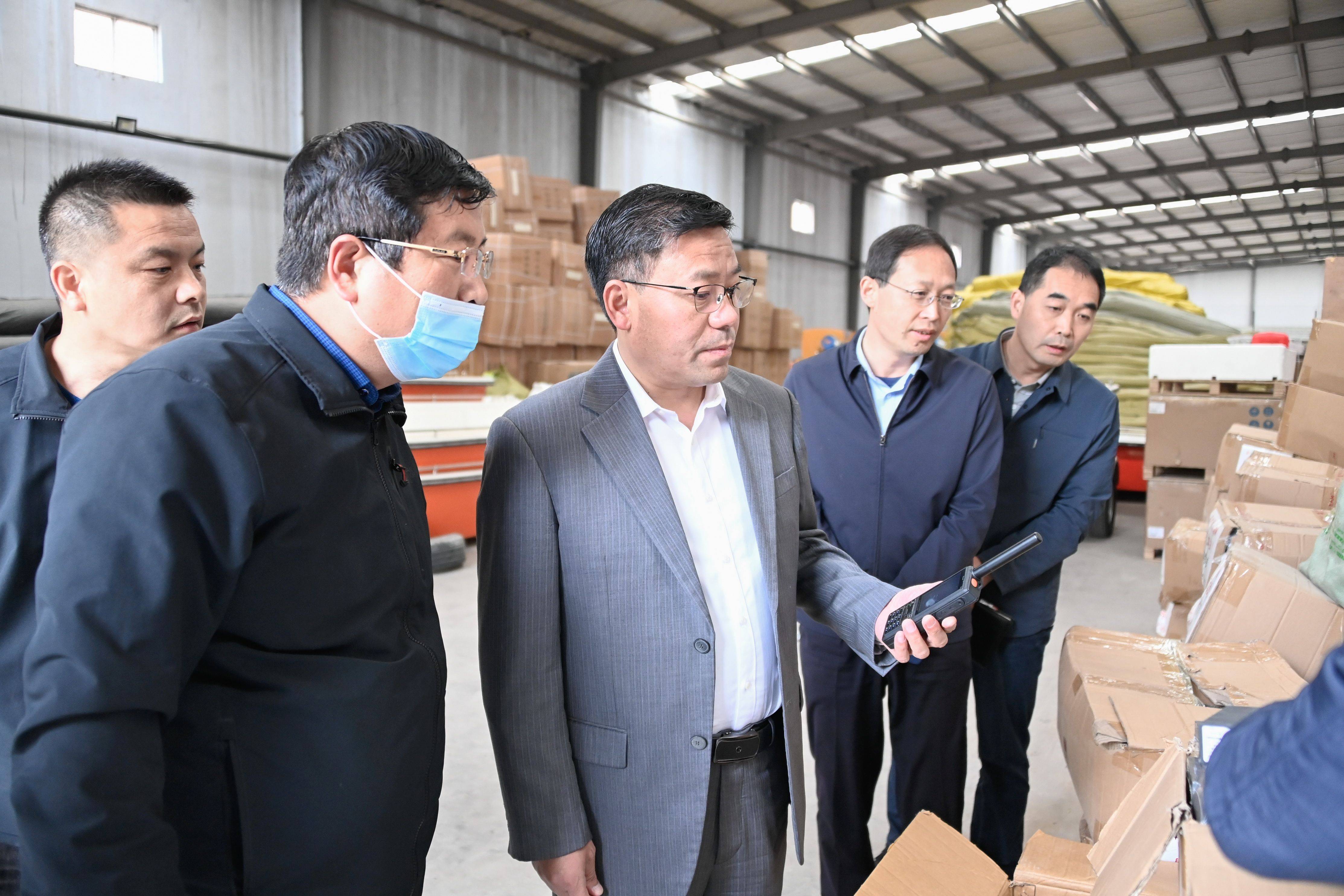 淇县县委书记杨建强调研城区防汛和城市建设工作