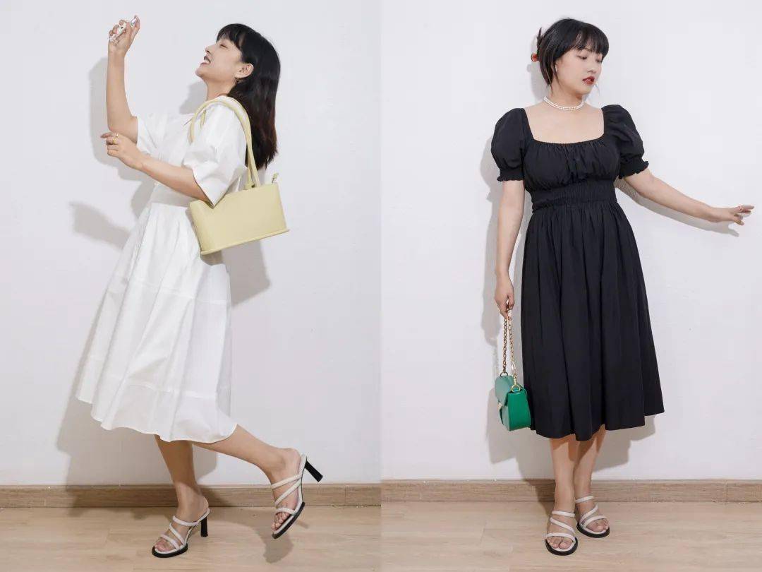 160120斤找了个微胖女生分享9条显瘦连衣裙