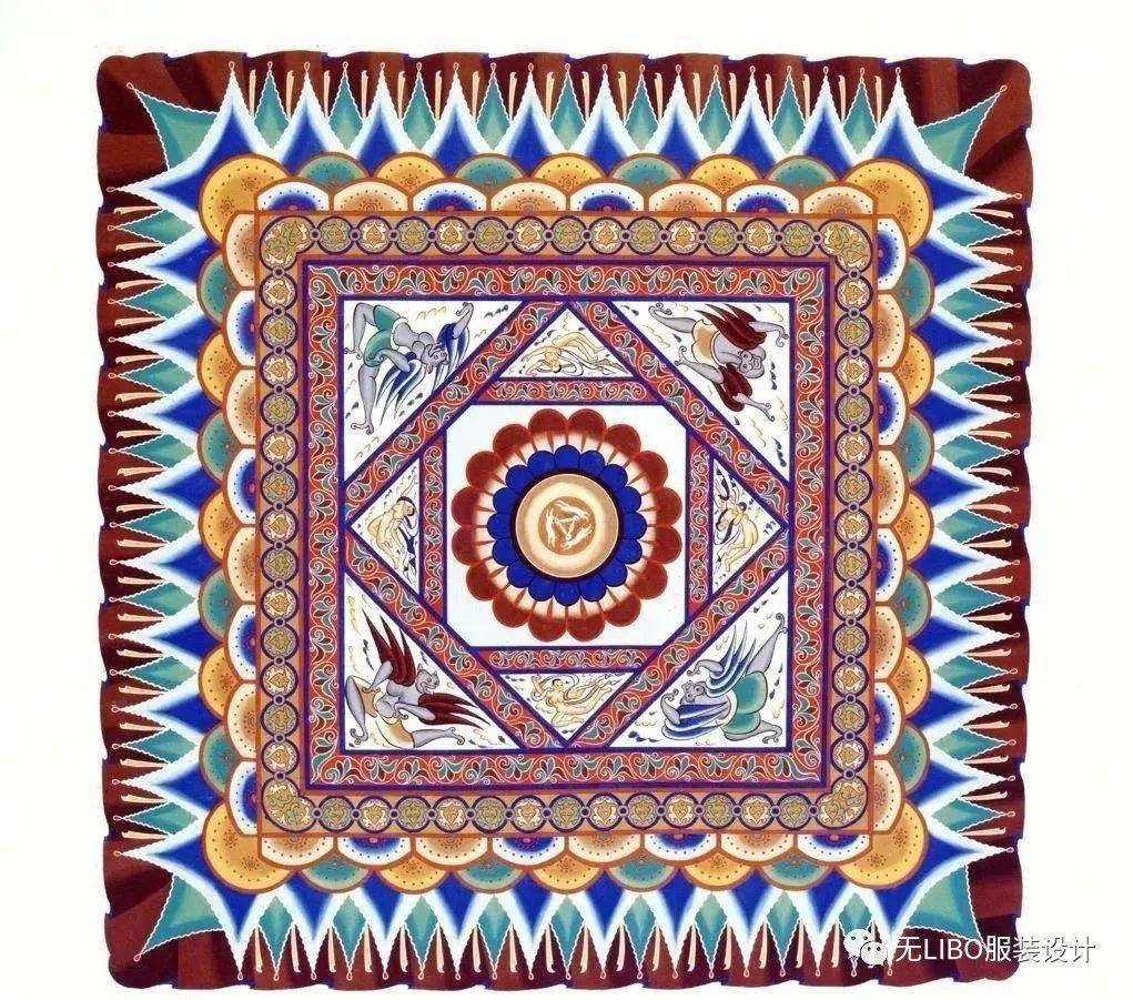 敦煌天花板的艺术藻井匠人之心井上添花