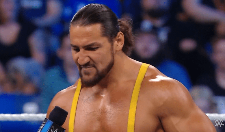 smackdownrk老铁宣战乌索兄弟老铁铁膝盖猛踹罗曼拉奎尔挑战隆达冠军