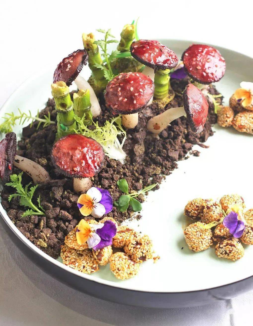 大厨创意菜品精致美观