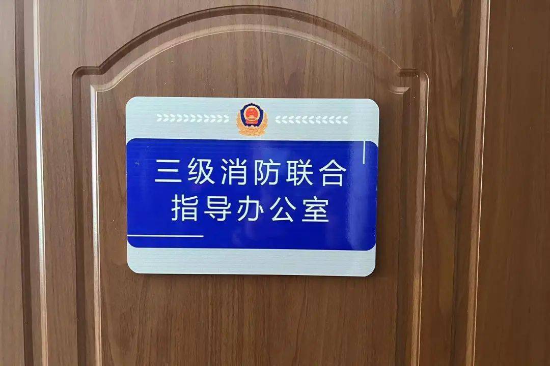 龙港消防大队联合区公安分局挂牌成立三级消防联合指导办公室