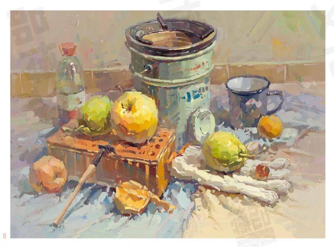 征战联考3色彩静物横构图张国政回归本质的形体色于一体贴合考题方向