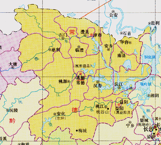 1958年的常德专区1949年8 月 4 日,常澧区行政专员公署成立