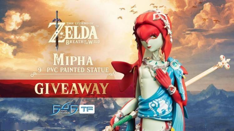 first 4 figures《塞尔达传说 旷野之息》米法雕像开订_video_com