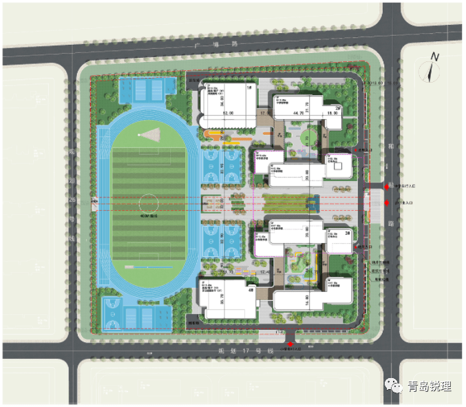 青岛五十八中高新区校区位置正式落定,含30班小学部和24班中学部_建设