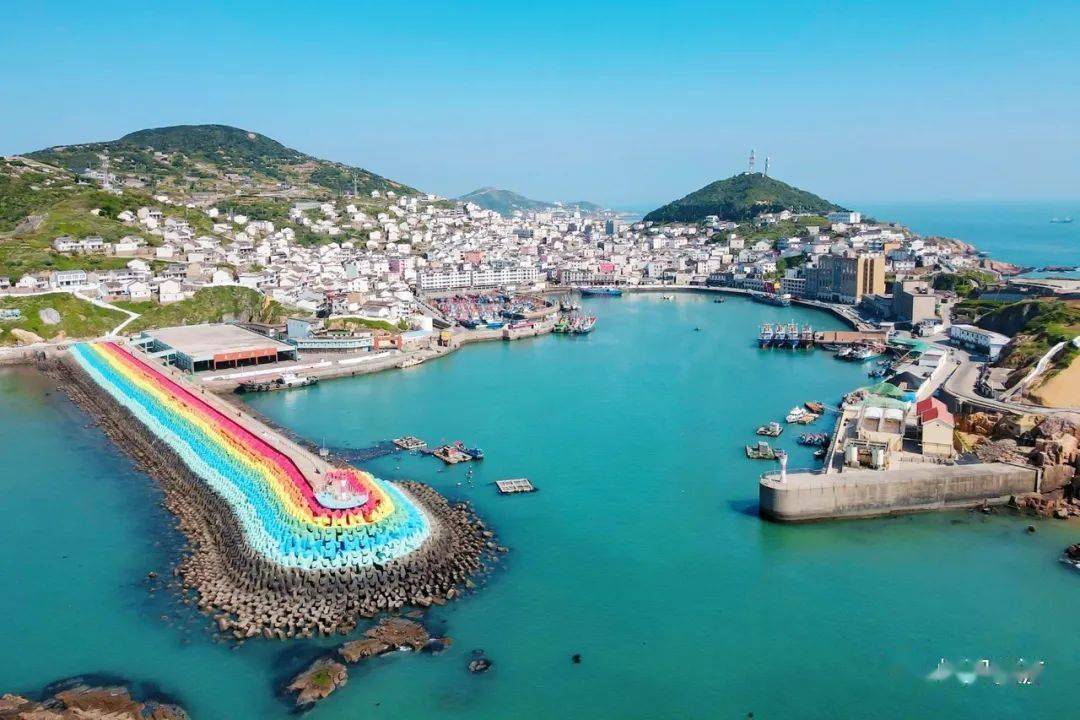 浪漫520,嵊山岛有"彩虹"出没?_南码头_旅游_防波堤