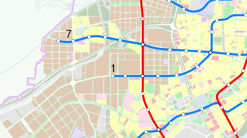 沈阳铁西金谷地铁5号图片