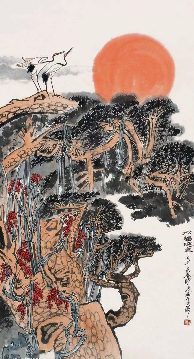 67陆一飞的精美山水画作品欣赏