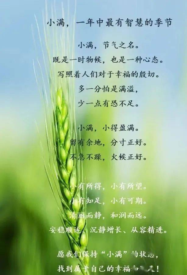 二十四节气小满