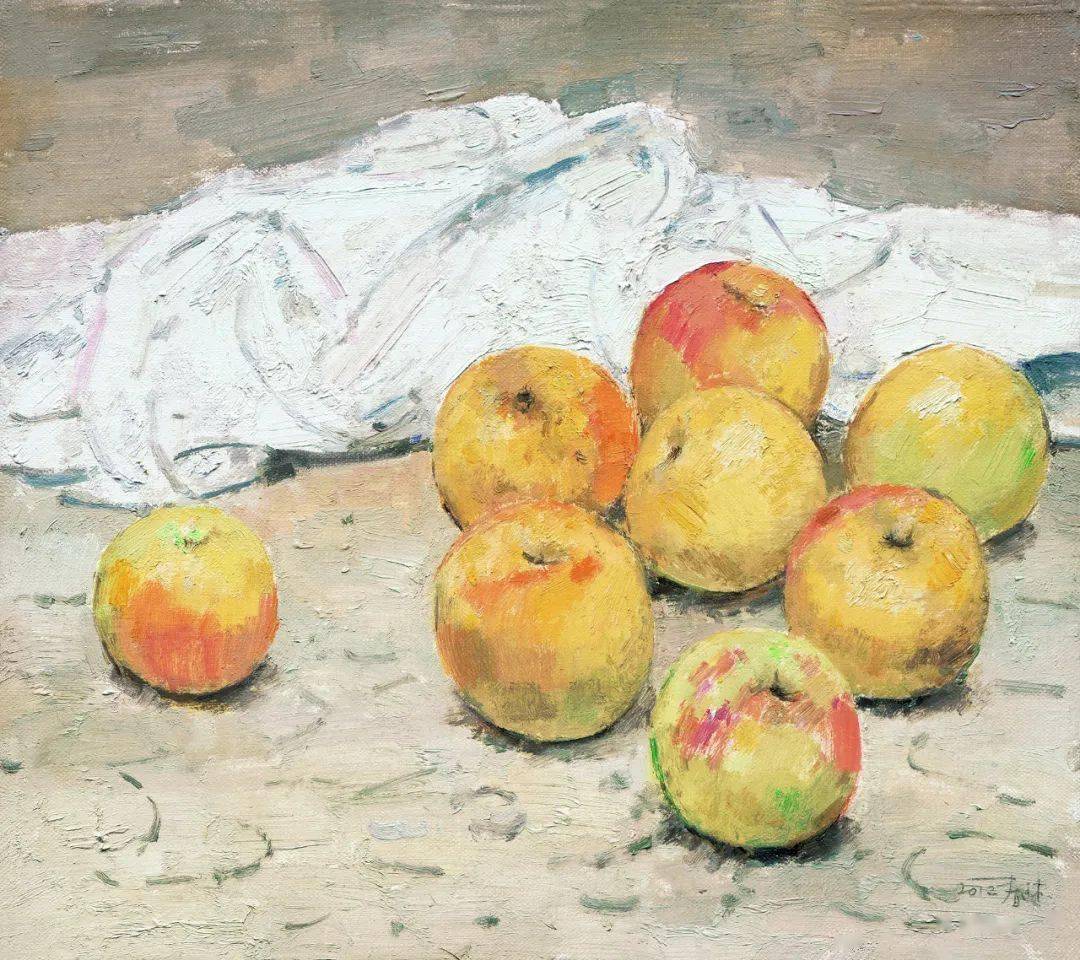 聆听光阴之歌~油画家朱春林油画作品欣赏!_cm_布面_艺术