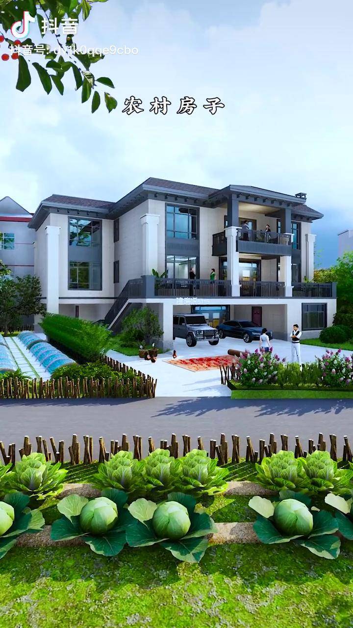 五年内必火架空设计农村自建房别墅设计