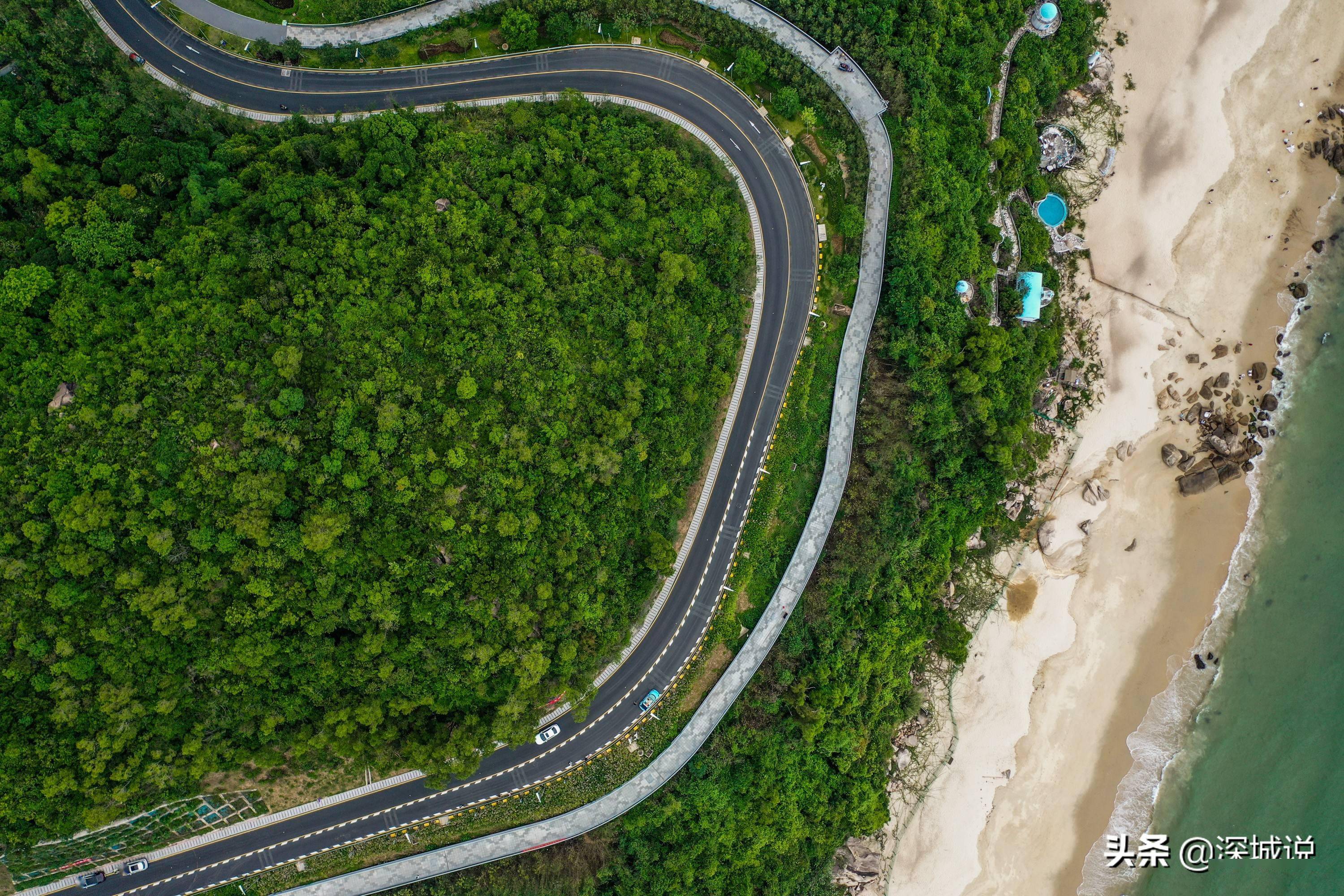 深圳这条沿海公路也太美了吧