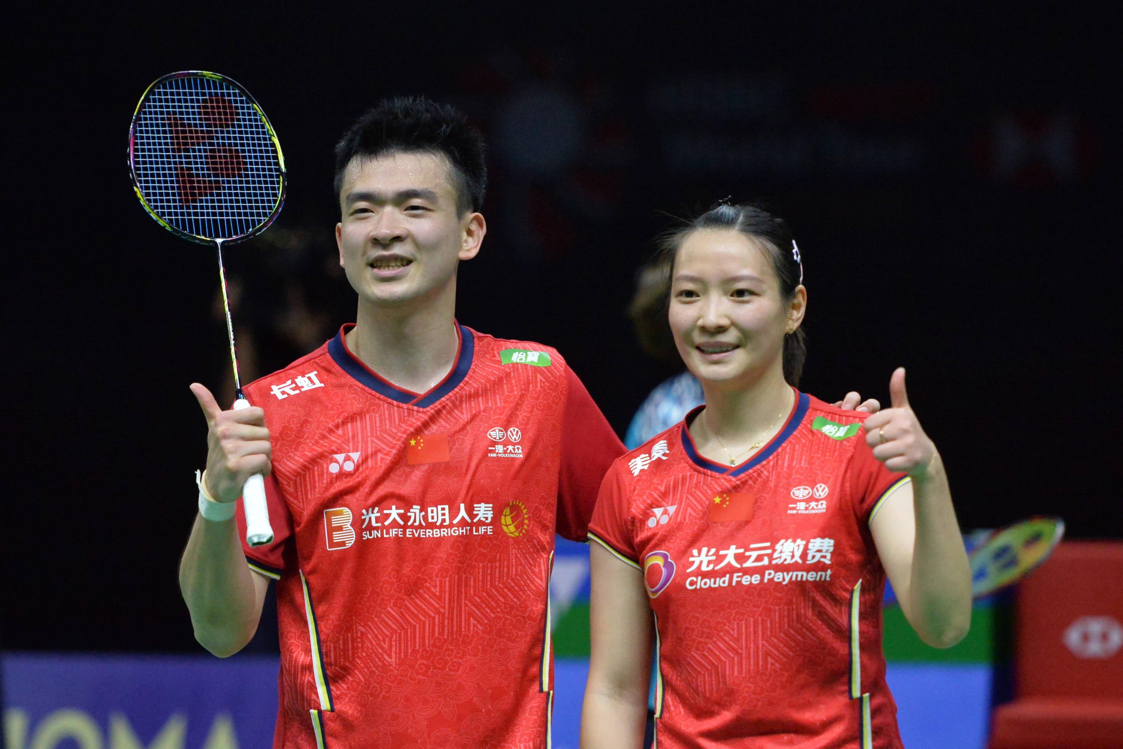羽毛球泰国公开赛郑思维黄雅琼夺得混双冠军