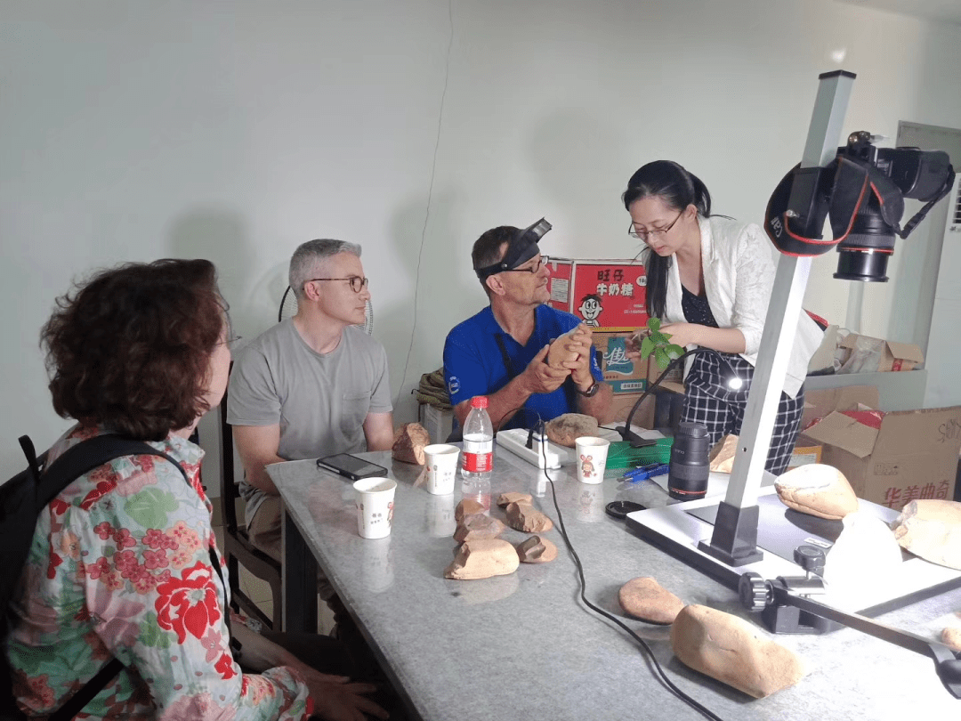 副研究馆员姚艳燕与法国学者讨论合作研究二,拓宽学术视野,紧跟国际