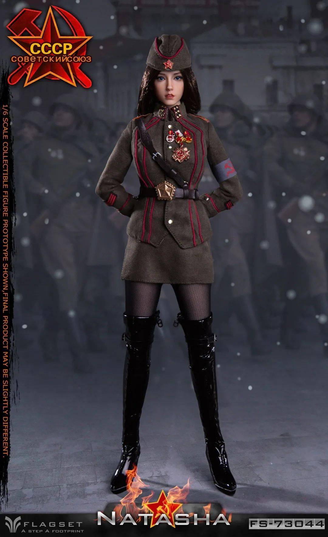 新品预定flagset16红色预警苏联女军官20娜塔莎fs73044