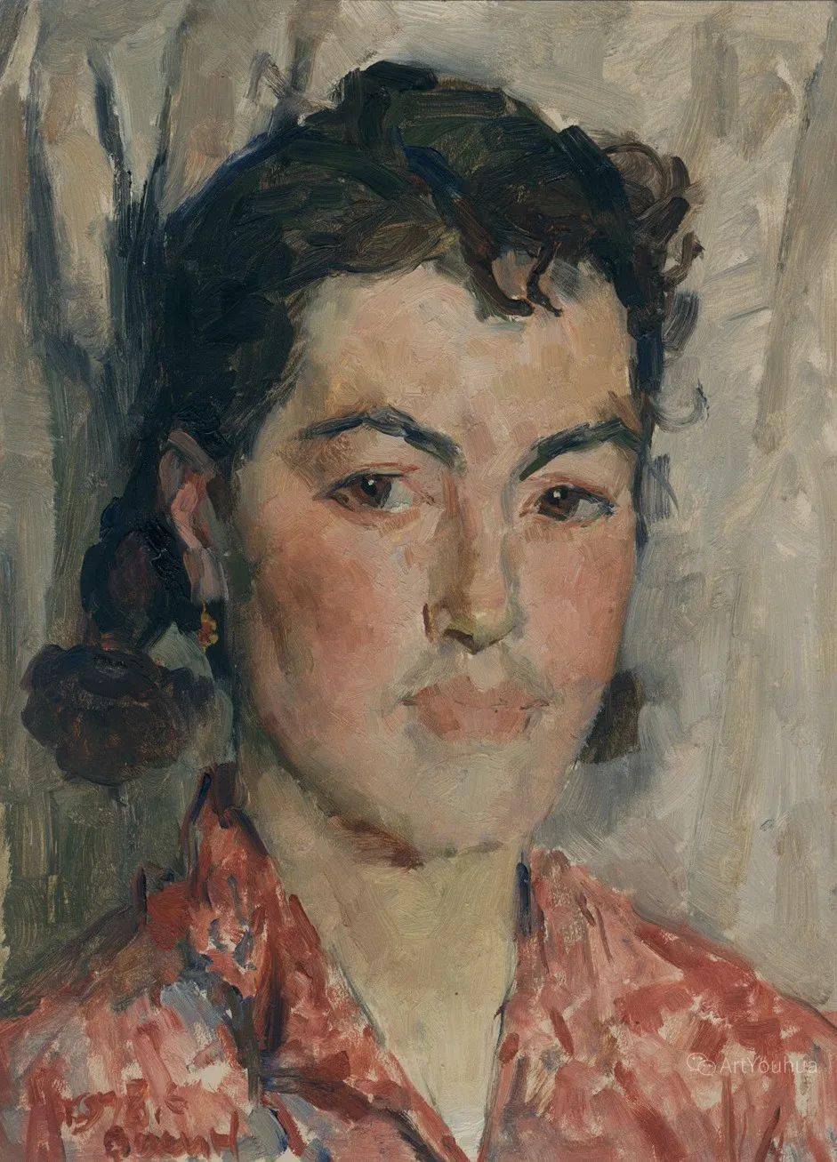 油画家杨鸣山的人物肖像油画作品,概括而不乏细节,塑造得鲜活传神!