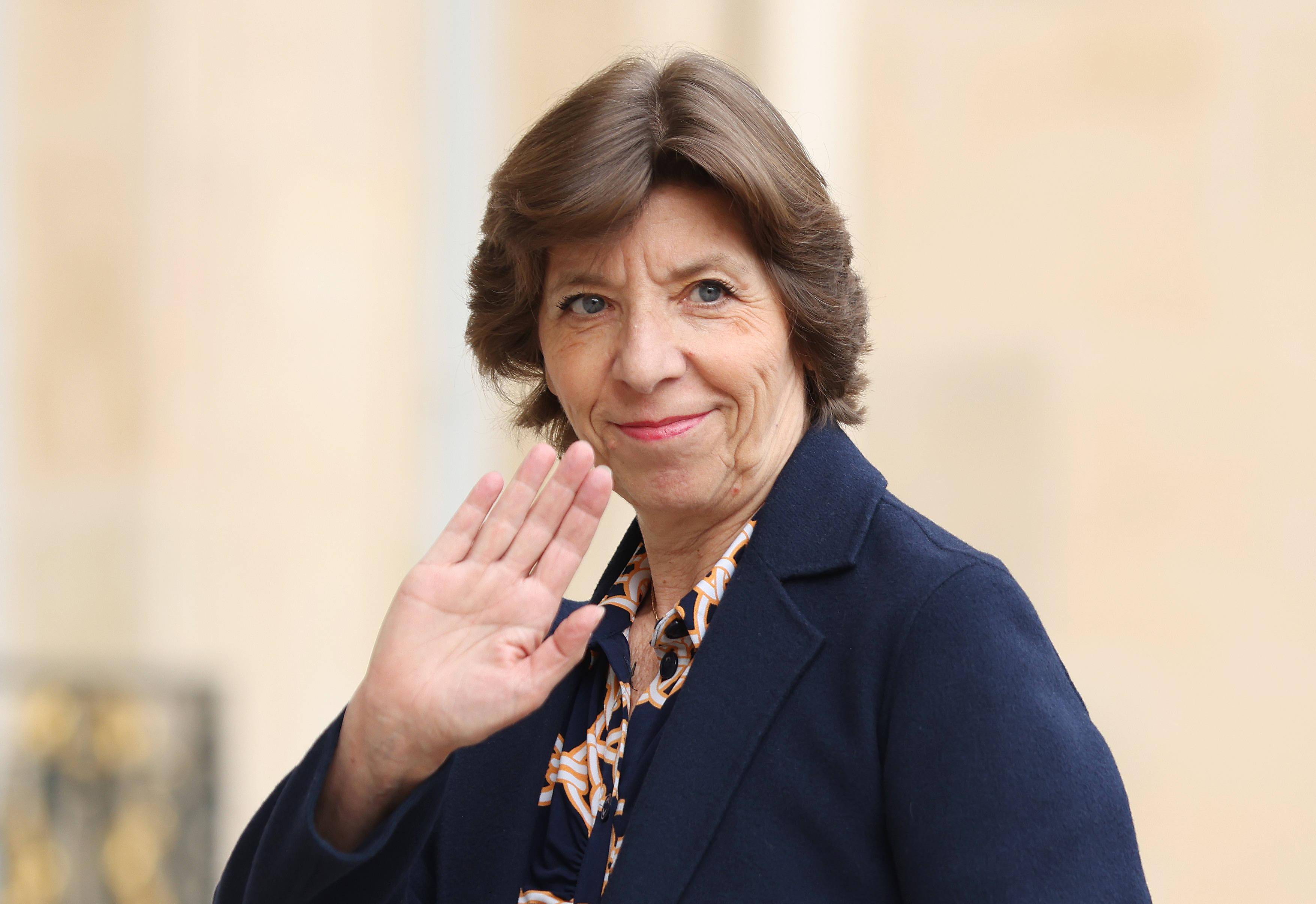 新华社照片,巴黎,2022年5月23日5月23日,法国新任外交部长卡特琳