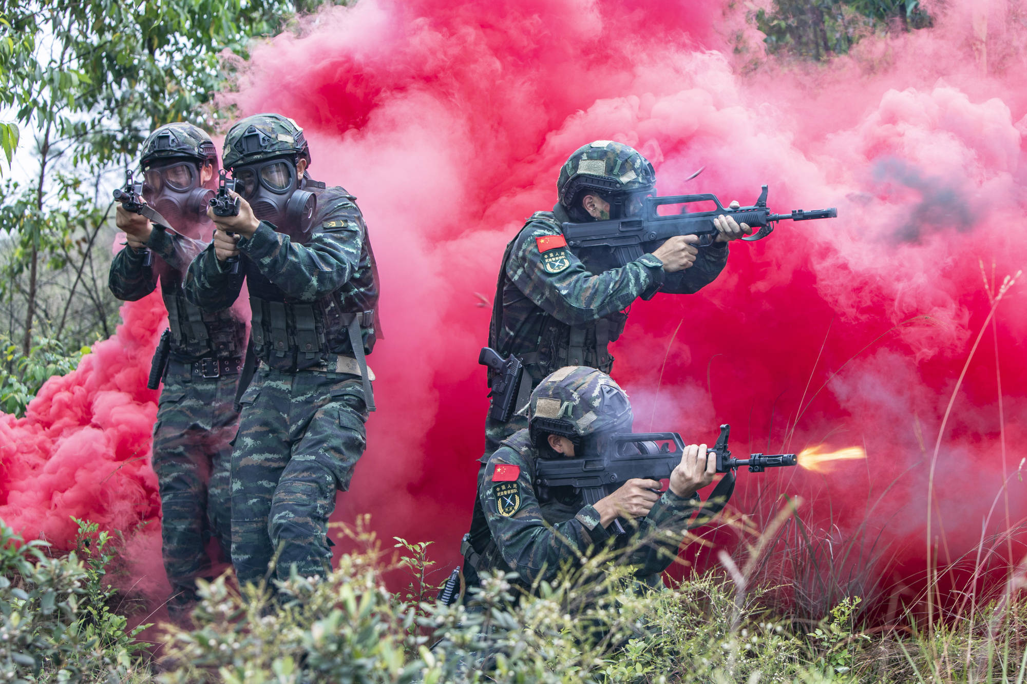 玉林武警图片