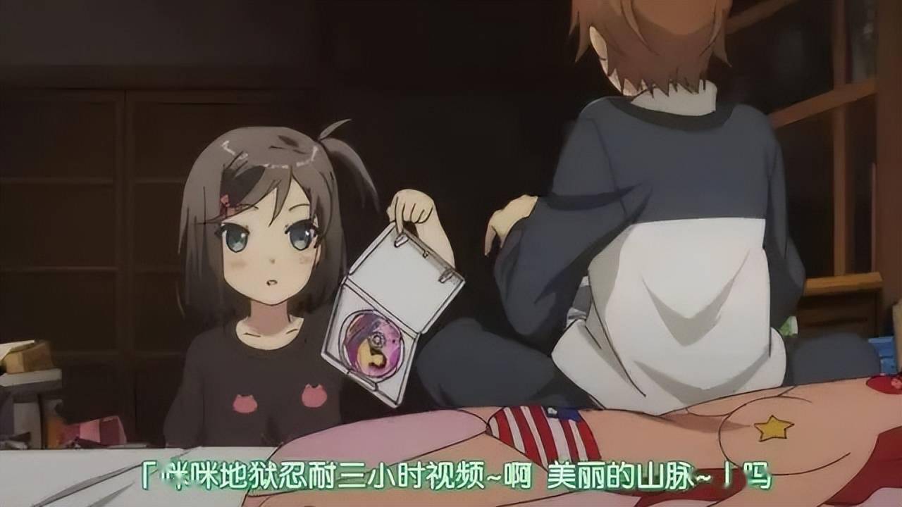 动漫里常出现的场景,干净整洁的房间代表拘谨,床底下的小黄本和碟片才