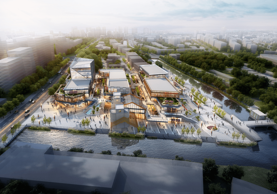 期待中骏世界城滨水文化商业街区花忆江南花桥重点商业项目建设最新