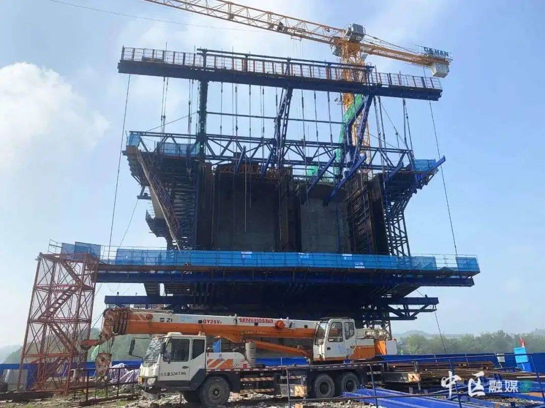 内江这座大桥预计明年上半年完工_水心_施工_工程